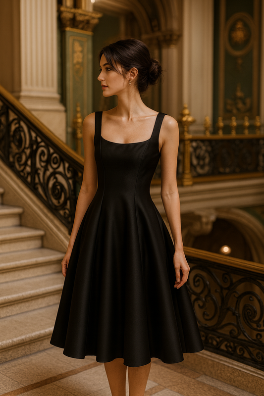 UV ATELIER – Red Wool Dress Coat