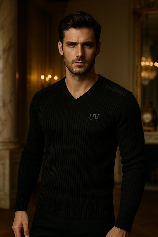 UV ATELIER – Long-Sleeve Tactical Wool Sweater for Men